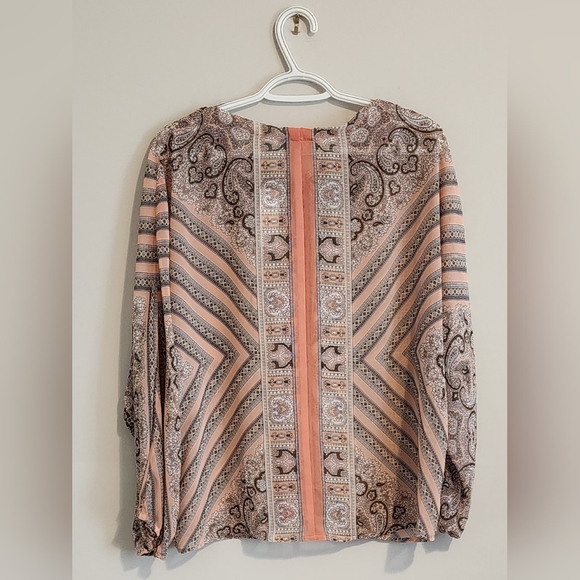 NWT - New York and Company Bohemian Style Blouse - Picture 4 of 5